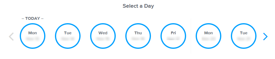 Choose a day